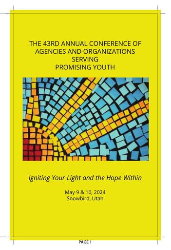 2024 Program   Ignighting Your Light and The Hope Within